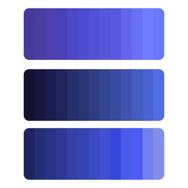 Mavi menekşe rengi. Renkli palet bloğu. Pürüzsüz gölge vektörü karışımı. Dijital sunum arkaplanı. EPS 10.