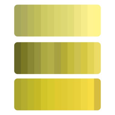 Yeşil kireç gradyanı. Pürüzsüz renk karışımı. Yatay palet vektörü. Taze doğa geçmişi. EPS 10.