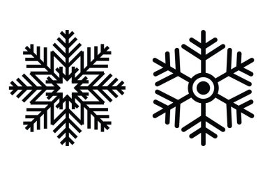 Soğuk Buz Tanesi Logosu Serin Hava Amblemi