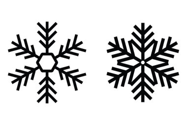 Kar Tanesi Rozeti Kış Soğuğu Sembol Logosu