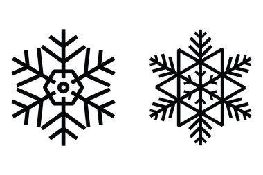 Markalaşma için Donmuş Tasarım Kar Tanesi Simgesi Simgesi