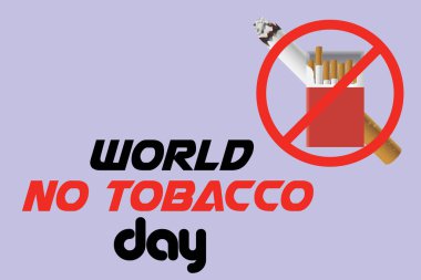 Kağıt Kolaj Biçiminde Dünya Tütünsüz Aile Kavramı Sigara İçilmiyor Dijital Sanatsal Çizim