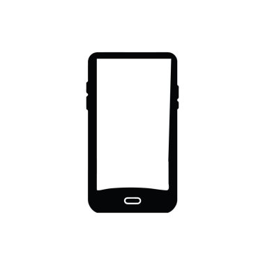 Akıllı Telefon Silueti Simgesi Mobil Aygıtlar ve Dokunmatik Ekran Gereçlerinin Vektör Logo Şablonunu Ayarla