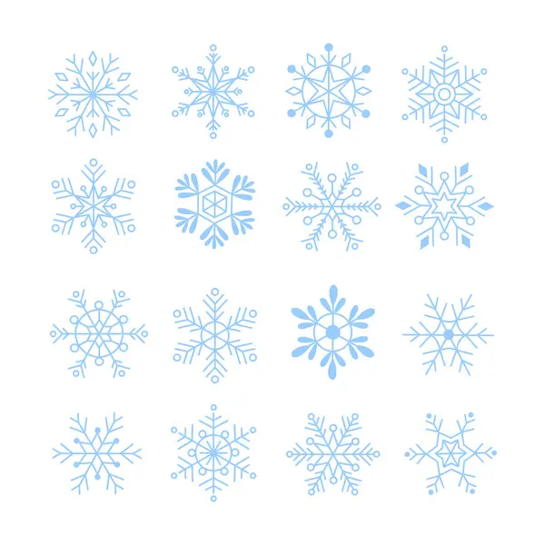 Noel süslemeleri için büyük mavi kar taneleri.