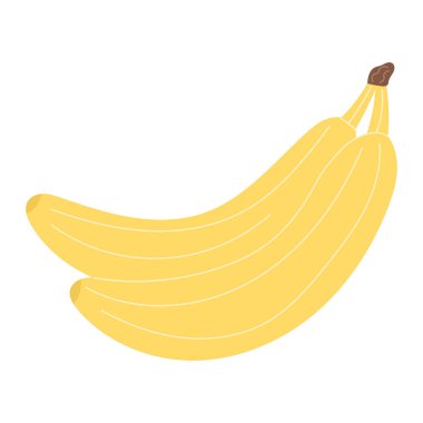 İki Tam Olgun Sarı Muz, Soyulmamış