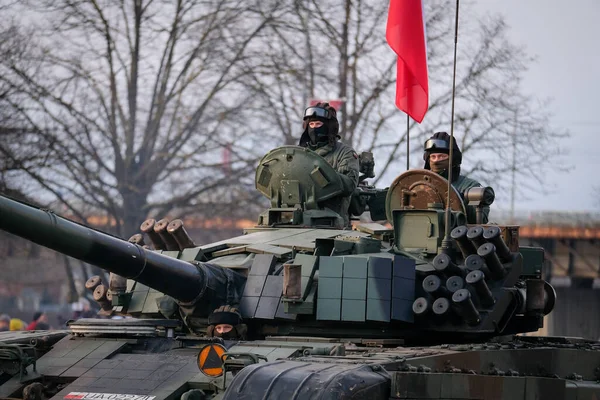 Riga Lettland November 2022 Der Polnische Kampfpanzer Twardy Die Entwicklung — Stockfoto