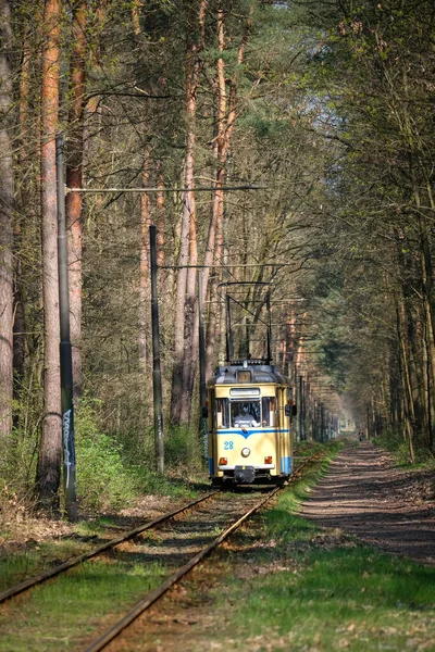 stock image Berlin, Germany - April 21, 2023: Historic Woltersdorf Tramway in Woltersdorf, Brandenburg, near Berlin, Germany. High quality photo