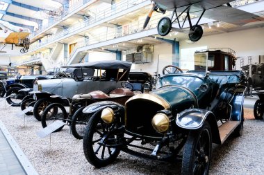 Prag, Çek Cumhuriyeti - 27 Ocak 2024: Prag 'daki Ulusal Teknik Müze. Yüksek kalite fotoğraf