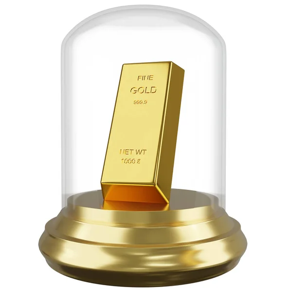Arany Rúd Üvegedényen — Stock Fotó