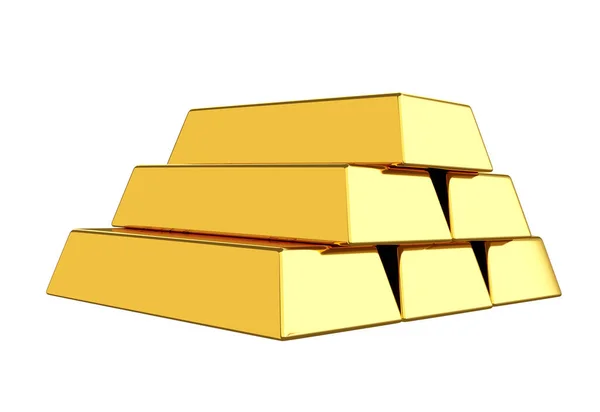 Altın Külçeler Finansal Kavramlar Tasarım — Stok fotoğraf