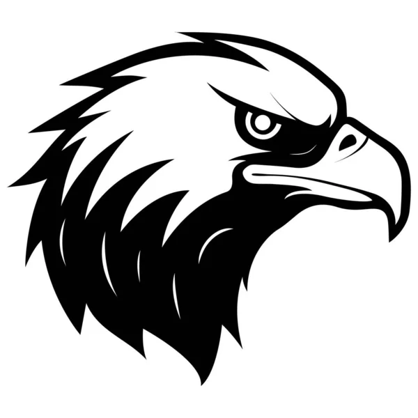 Logo Tête Aigle Pour Logo Papier Peint Bannière Arrière Plan — Image vectorielle