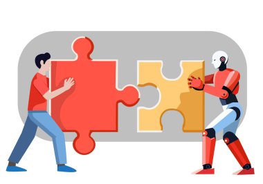 İnsanlar ve robotlar arasındaki işbirliği birlikte çalışabilir.