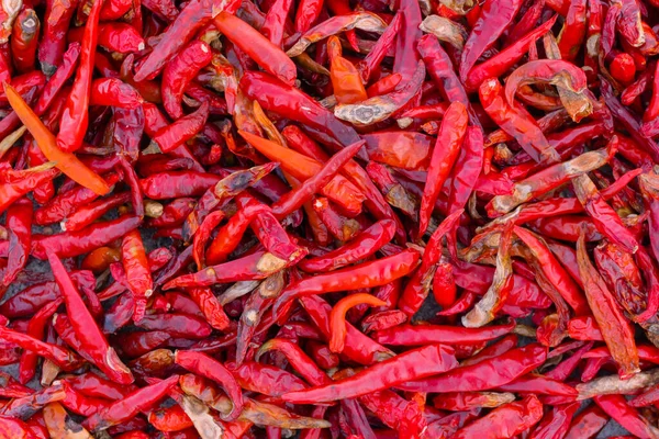 stock image Background of red peppers being dried. Spice background. Food background, food.