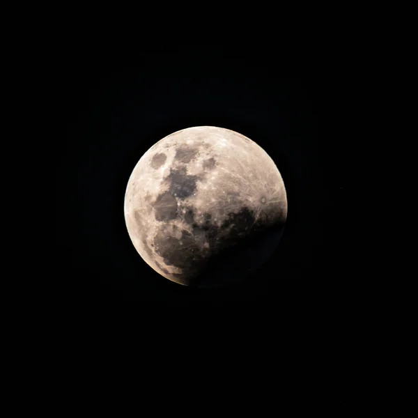 Pleine Lune Pendant Une Éclipse Totale Lune Une Lune Sang — Photo