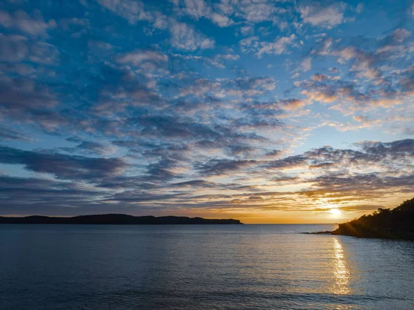 Sonnenaufgang Meer Und Wolken Vom Pearl Beach Der Zentralküste Nsw — Stockfoto