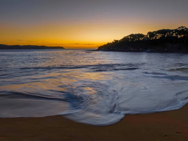 Рассвет Над Морем Перл Бич Центральном Побережье Новый Южный Уэльс — стоковое фото