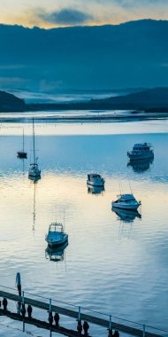 Sunrise over Brisbane Water from Couche Park at Koolewong on the Central Coast, NSW, Australia.