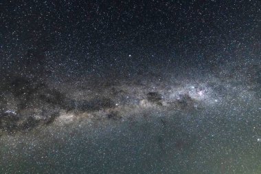 Astrophotography of the milky way night sky from Putty Beach on the Central Coast, NSW, Australia.