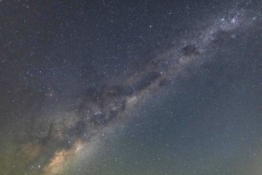 Astrophotography of the milky way night sky from Putty Beach on the Central Coast, NSW, Australia.