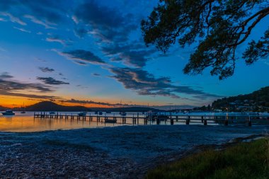Sunrise over Brisbane Water from Couche Park at Koolewong on the Central Coast, NSW, Australia.