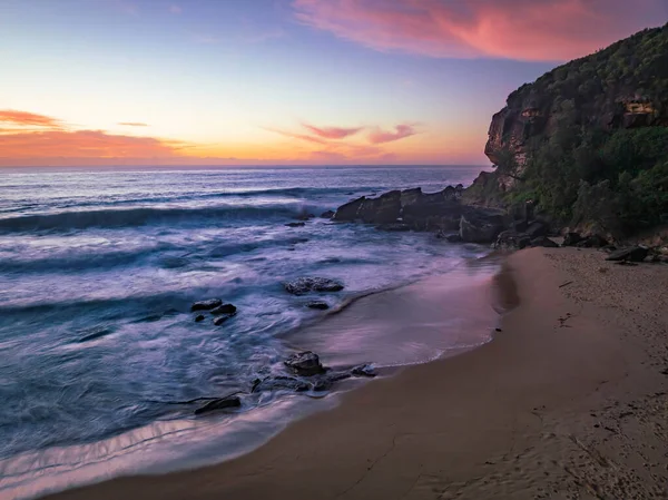 Sunrise Seascape Colour Clouds Killcare Beach Central Coast Nsw Australia — Foto de Stock