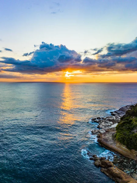 Sunrise Seaside Clouds Avoca Beach Central Coast Nsw Australia — Stock Photo, Image