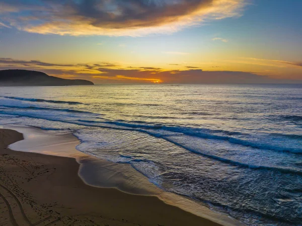 Sunrise Seascape Colour Clouds Killcare Beach Central Coast Nsw Australia — Stockfoto