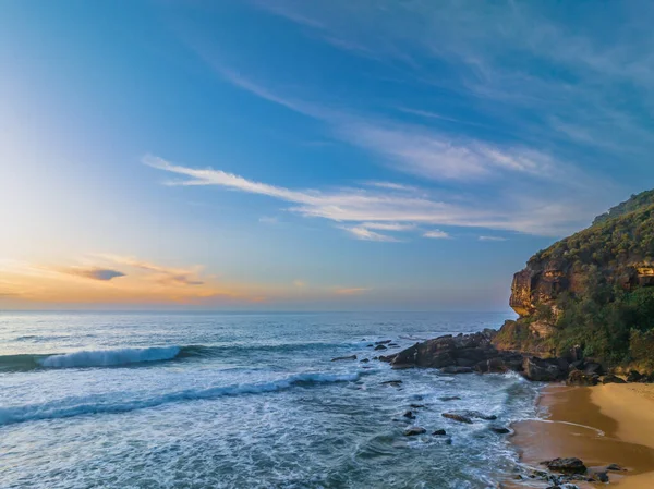Sunrise Seascape Colour Clouds Killcare Beach Central Coast Nsw Australia — Stok fotoğraf