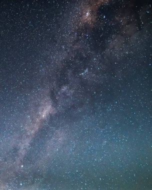 NSW, Avustralya 'nın merkez kıyısındaki Patonga' dan yıldızlar ve Samanyolu.