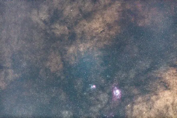 stock image The stars and the Milky Way from a backyard in Umina Beach on the Central Coast of NSW, Australia.