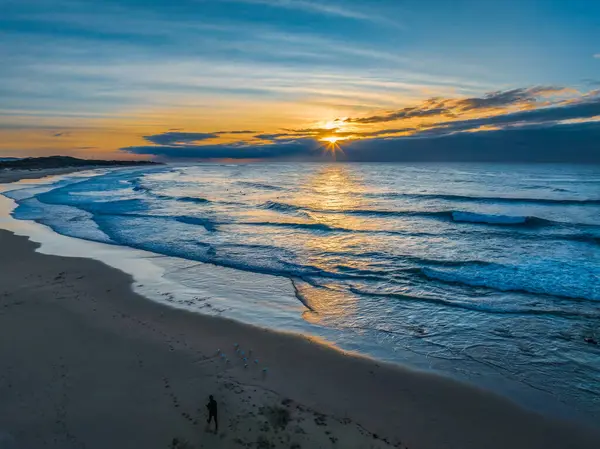 Stock image Sunrise at Towradgi a beach-side suburb near Wollongong, NSW, Australia