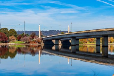 Lake Burley Griffin is Canberra's glistening centrepiece - a water playground surrounded by museums, galleries, iconic landmarks, cafes, and parks. clipart