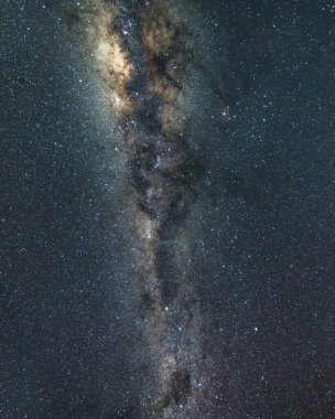 Yıldızlı Gece Gökyüzünün karanlığında Samanyolu 'nun altında Blayney, Orta NSW, Avustralya' da çekildi..