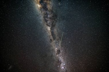 In the darkness of the Starry Night Sky under the Milky Way taken in Blayney, Central NSW, Australia. clipart