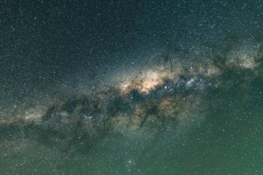 Blayney, Central West, NSW, Avustralya 'daki Samanyolu Gökyüzü. 3 resim hdr.