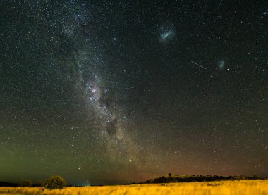 Samanyolu Galaksisi Blayney, Orta Batı, NSW, Avustralya 'da yıldızlarla doludur..