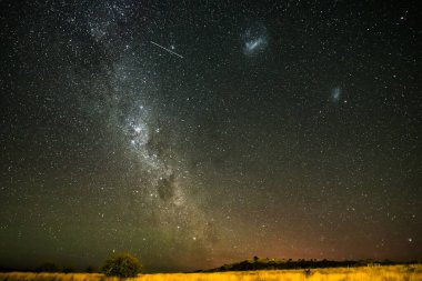 Samanyolu Galaksisi Blayney, Orta Batı, NSW, Avustralya 'da yıldızlarla doludur..
