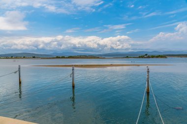 Wallagaraugh River and waterfront at Mallacoota, Gippsland, Victoria, Australia. clipart