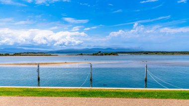 Wallagaraugh River and waterfront at Mallacoota, Gippsland, Victoria, Australia. clipart