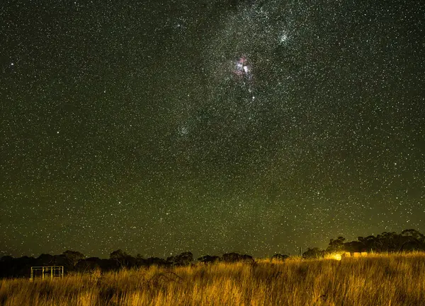 Samanyolu 'ndaki yıldızlar Blayney, Orta Batı, NSW, Avustralya' dan gece gökyüzü.