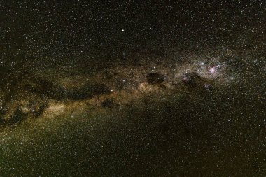 Samanyolu 'ndaki yıldızlar Blayney, Orta Batı, NSW, Avustralya' dan gece gökyüzü.