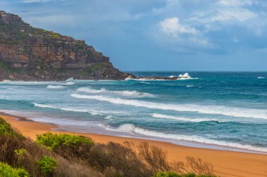 Palm Beach 'te deniz manzarası. Sydney 'nin Kuzey Sahilleri, NSW, Avustralya.