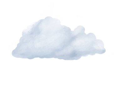 suluboya bulutu şeffaflık arkaplanında izole edildi