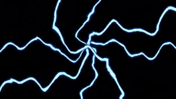 Elektrische Abstrakte Hintergrund Übergang Bewegungsanimation — Stockvideo