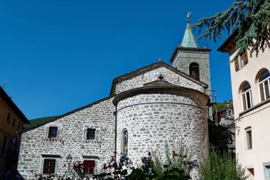 Church of San Bartolomeo Apostle in Fiumalbo old village , Emilia Romagna - Italy