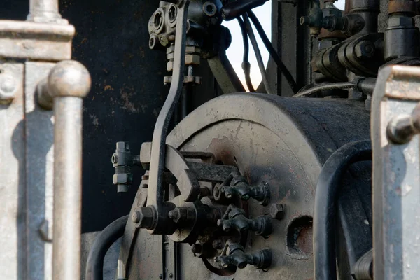 Particular View Italian Oldest Steam Locomotive Cab Dante Alighieri — Stock Photo, Image