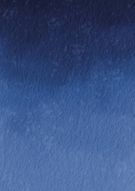 Indigo blue watercolor illustration background for decoration on aquatic and sky concept.