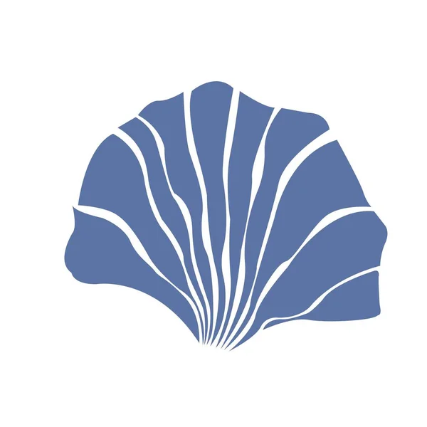 Seashell Ilustração Para Decoração Sobre Vida Marinha Férias Verão Conceito — Vetor de Stock