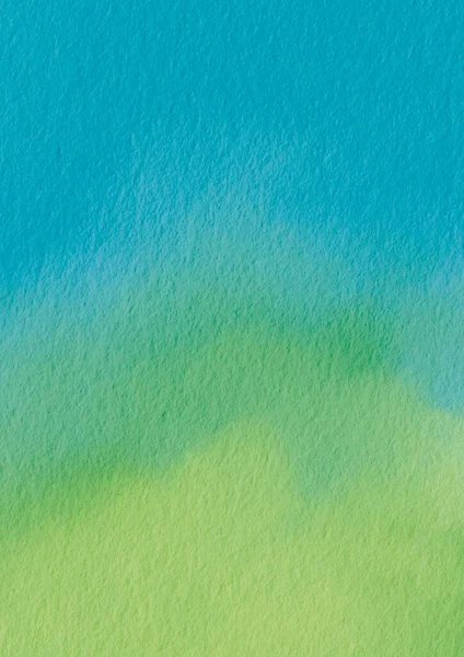 Cal Verde Azul Fresco Aquarela Fundo Ilustração Para Decoração Primavera — Fotografia de Stock