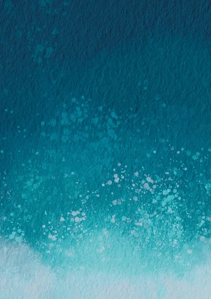 Abstrakter Blauer Hintergrund Mit Spritzwasser Aquarell Hintergrund Zur Dekoration Auf — Stockfoto